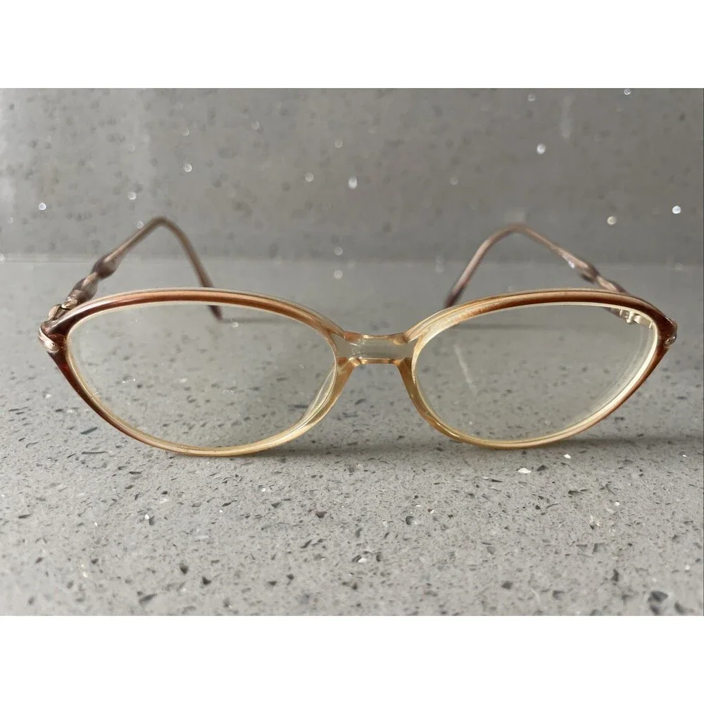 Destiny Margaret BR 53-15-135 Brown/Crystal Fade Full Rim Eyeglasses Frames ONLY
